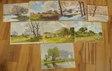 A Winter Scene by Harold Cornelius Heward, watercolor, sold Oct 2026