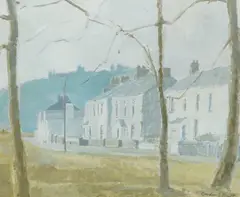 Untitled by Gordon Stuart, oil on canvas board, sold Aug 2026