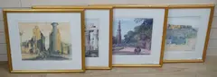 The Qutb Minar, Delhi by John Drummond, watercolor, sold Aug 2026