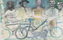 Untitled by Mick Rooney, pencil, sold Aug 2026