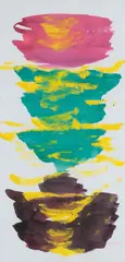 Untitled, April 1964 by William Gear, mixed media on paper, sold Aug 2026