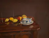 Untitled by Robert Sosner, oil on board, sold Aug 2026
