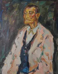 Andalusia by Marian Kratochwil, oil on card, sold Aug 2026