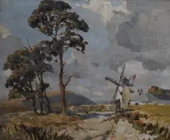 Untitled by Leslie Wilcox, oil on canvas, sold Aug 2026