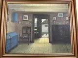 Untitled by Poul Ronne, oil on canvas, sold Aug 2026