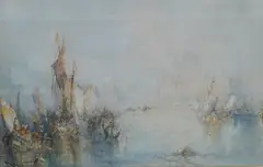 Untitled by Stephen Frank Wasley, watercolour, sold Aug 2026