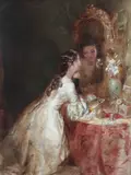 Untitled by Alfred Woolmer, oil on canvas, sold Aug 2026