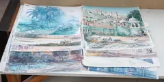 Untitled by John Drummond, watercolor, sold Jul 2026