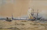 The Thames at Greenwich by Thomas Bush Hardy, 1887, watercolour, sold Jul 2026