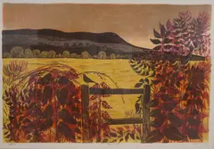 Hedgerows & Downs by Robert Tavener, pencil, sold Jul 2026