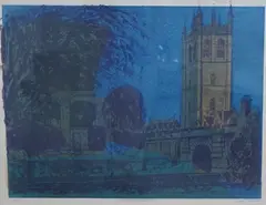 Magdalen Tower by Robert Tavener, pencil, sold Jul 2026