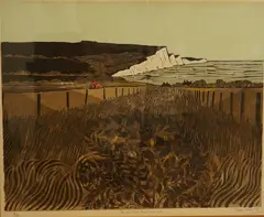 The Seven Sisters, Beachy Head, Sussex by Robert Tavener, pencil, sold Jul 2026