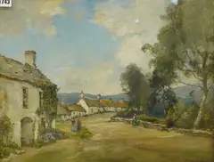Grey Street, Killin by James Herbert Snell, oil on canvas, sold Jul 2026