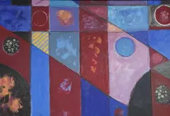 Golden Lode by Ray Barry, acrylic on card, sold Jul 2026