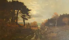 Canford Cliffs by Walker Stuart Lloyd, 1882, oil on canvas, sold Jul 2026