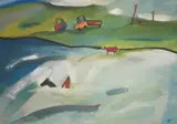 Untitled by Georgy Kovenchuk, oil on canvas, sold Jul 2026