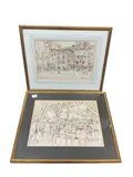 Rome, 1964 by Adrian Maurice Daintrey, ink and watercolours, sold Jul 2026