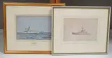HMS Centurion by Eric Erskine Campbell Tufnell, watercolor, offered Aug 2026
