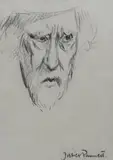 Untitled by Juliet Pannett, charcoal, offered Aug 2026