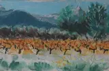 Untitled by Sally Scott, pastel, offered Aug 2026