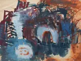 Untitled by Amina Ahmad Kar, Mixed media on paper, sold Jan 2026