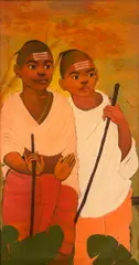 Untitled by Ramesh Aundhkar, Oil on canvas, sold Jan 2026