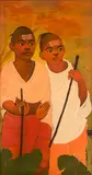 Untitled by Ramesh Aundhkar, Oil on canvas, sold Jan 2026