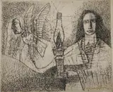 Untitled by Ganesh Pyne, Pen & Ink on paper, sold Jan 2026