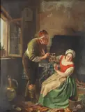 Untitled by François Joseph Corneille Haseleer, oil on panel, offered Jun 2026