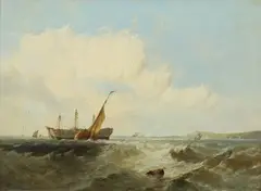 Untitled by Alfred Montague, oil on canvas, sold Jun 2026