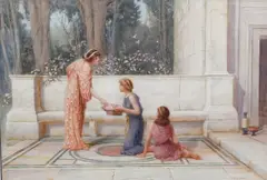 Untitled by Henry Ryland, watercolour, sold Jun 2026