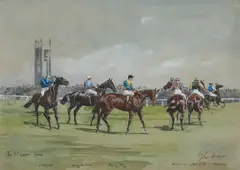 Untitled by John Beer, gouache and watercolour, sold Jun 2026