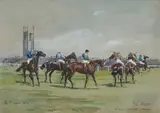 Untitled by John Beer, gouache and watercolour, sold Jun 2026