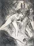 Untitled by Arthur Boyd, lithograph, sold Jun 2026