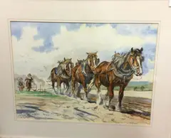 Untitled by Simon Mouncey, watercolour, offered Nov 2022