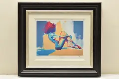 In repose by Toby Mulligan, print on paper, sold Oct 2026