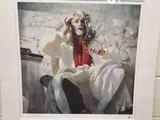 SELF PORTRAIT AS St ANTHONY LISTENING by Robert Lenkiewicz, print, sold Oct 2026
