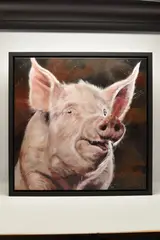 Happy by Debbie Boon, oil on canvas, sold Aug 2026
