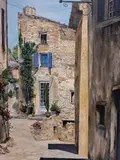 Peaceful dordogne by Roy Merrington, oil on canvas, sold Aug 2026