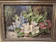 Untitled by Oliver Clare, oil on board, sold Aug 2026