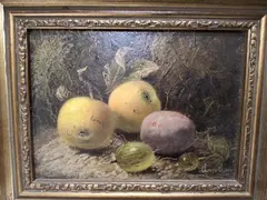 Untitled by Oliver Clare, oil on board, sold Aug 2026