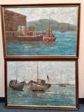 Untitled by C. Lewis, oil, sold Aug 2026