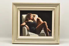 At the four seasons i by Fabian Perez, print, sold Aug 2026
