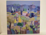 Olive grove by Y Giuliana Lazzerini, 2002, oil, sold Aug 2026