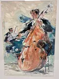 Untitled by Bernard Rooke, mixed media on paper, sold Aug 2026