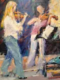 Untitled by Y John Lawrence, oil on canvas, sold Aug 2026