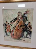 Untitled by Bernard Rooke, mixed media on paper, sold Aug 2026