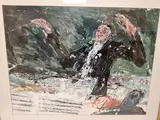 Untitled by Bernard Rooke, mixed media on paper, sold Aug 2026