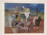 Cromford by David Easton, 2005, mixed media on paper, sold Aug 2026