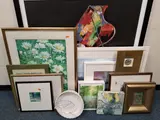 to include a miniature Sandy Hillyer painting of boats on the by Quantity Of Pictures And Prints Etc, oil on canvas, sold Aug 2026